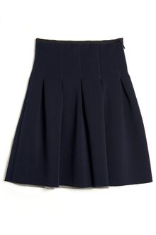 T By Alexander Wang Pleated Stretch Mini Skirt - Lyst