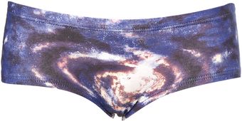 Topshop Galactic Print Cheeky Pant - Lyst