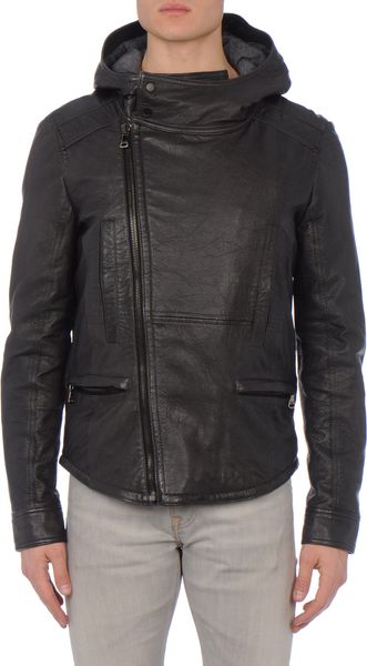D&G Leather  Jacket - Lyst