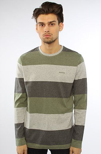 Nixon The Cascade Ls Tee in Heather Grey - Lyst