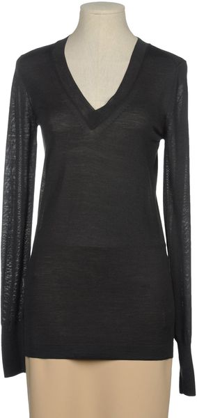 Knit Long Sleeve Jumper - Lyst