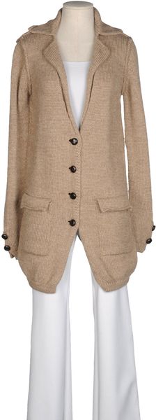 Knit Cardigan - Lyst