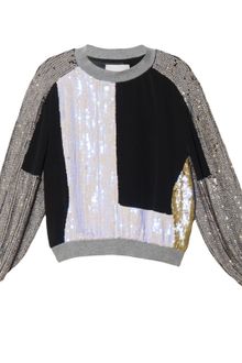 3.1 Phillip Lim Collage Sweater Top - Lyst