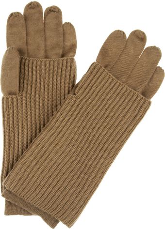 Acne Courtney Convertible Wool Gloves - Lyst