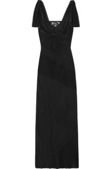 Alberta Ferretti Crocheted Silk chiffon Gown - Lyst