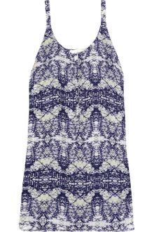 A.L.C. Sonny Printed Silkgeorgette Top - Lyst