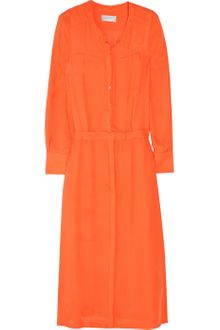 A.L.C. Delilah Washed Silkgeorgette Midi Dress - Lyst