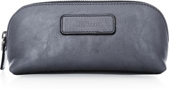 Alexander McQueen Metallic Textured Leather Cosmetics Case - Lyst
