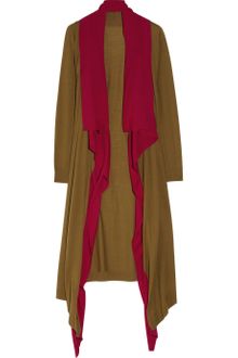 Alexander McQueen Two Tone Fine Knit Wool Wrap - Lyst