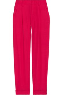 Alice + Olivia Arthur Silkblend Crepe Tapered Pants - Lyst