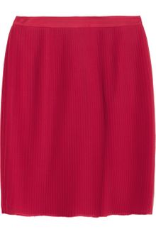 Alice + Olivia Caitlin Silkchiffon Mini Skirt - Lyst