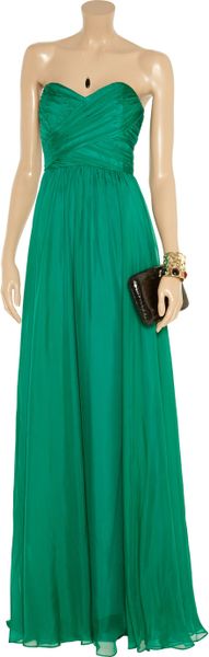 badgley mischka emerald gown
