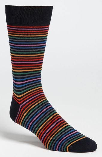 Bugatchi Uomo Stripe Socks 3 For 4950 - Lyst