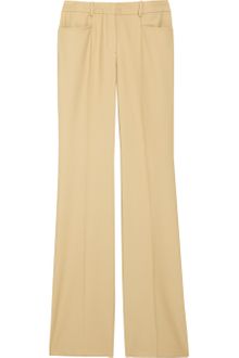 Chloé Wool Crepe Flared Pants - Lyst