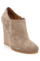 Chloé Suede Wedge Bootie