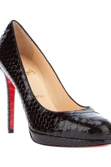 Christian Louboutin Python Skin Pump - Lyst