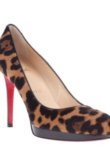 Christian Louboutin Leopard Print Pump - Lyst