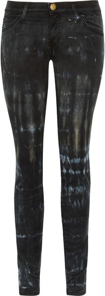 Current/Elliott The Ankle Tiedye Lowrise Skinny Jeans - Lyst