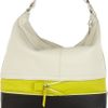 Diane Von Furstenberg Mandy Texturedleather Shoulder Bag in White - Lyst
