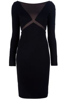 Emilio Pucci Sheer Panel Dress - Lyst