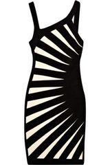 Hervé Léger Asymmetric Bandage Dress