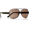 Marni Metal and Acetate Ovalframe Sunglasses in Brown - Lyst