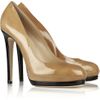 Oscar De La Renta Twotone Patentleather Pumps in Beige (sand) - Lyst