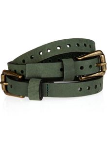 Paul & Joe Sister Double Buckle Suede Belt - Lyst