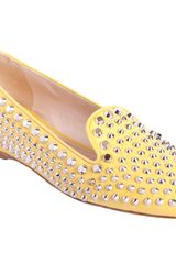 Prada Studded Smoking Slipper
