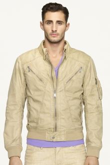 Raph Lauren Black Label Denim Pancho Flight Bomber Jacket - Lyst