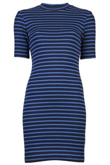 T By Alexander Wang Striped Dress - Lyst