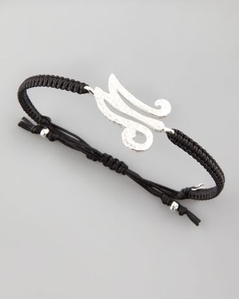 Tai Hammered Initial Bracelet - Lyst
