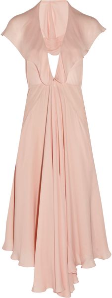 The Row Eastlyn Silkgeorgette Dress - Lyst