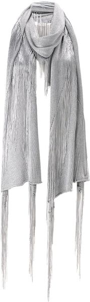 Tim Ryan Fringe Wrap Scarf - Lyst