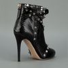 Valentino Strappy Studded Ankle Boot in Black - Lyst
