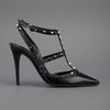 Valentino Studded Sling Back Pump in Black - Lyst