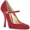 Dolce & Gabbana Midheel Buckle Pump in Red - Lyst