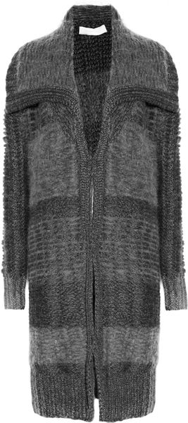 Donna Karan New York Chunkyknit Cardicoat - Lyst