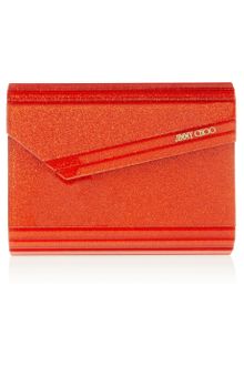 Jimmy Choo Candy Glitterprint Acrylic Clutch - Lyst