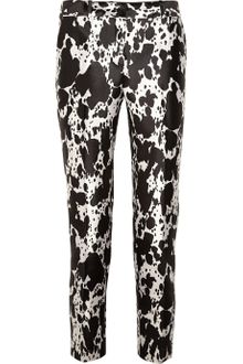 Michael Kors Printed Silk and Wool blend Pants - Lyst