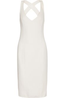 Michael Kors Stretch Wool Crepe Dress - Lyst