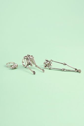 Nasty Gal Mr Bone Jangles Ring - Lyst