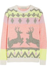 Stella McCartney Reindeer Intarsia Woolblend Sweater