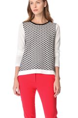 Tibi Sporty Mesh Sweater