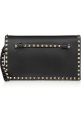 Valentino Rockstud Leather Clutch
