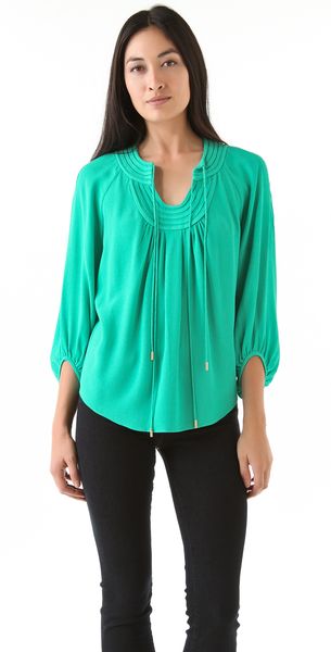 Diane Von Furstenberg New Aqualina Blouse - Lyst