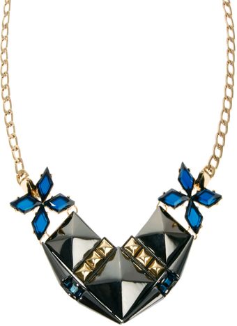 Asos Midnight Stud Necklace - Lyst