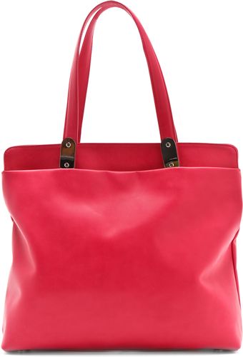 Maison Martin Margiela Leather Tote Bag - Lyst