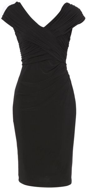 Untold Cross Front Sleeveless Jersey Dress - Lyst