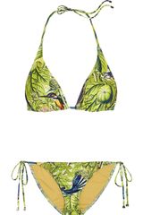 We Are Handsome The Messengers Printed Triangle Bikini